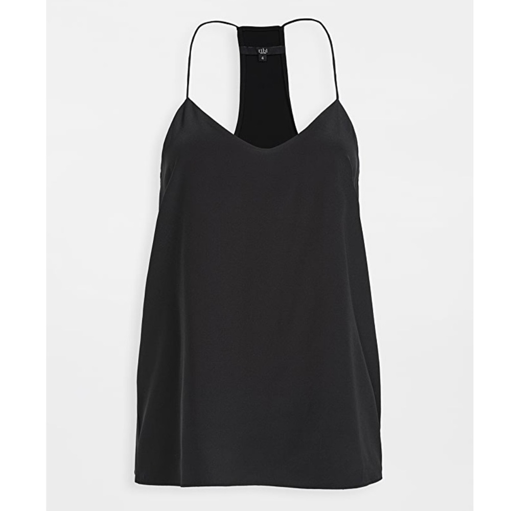 Tibi signature silk tank